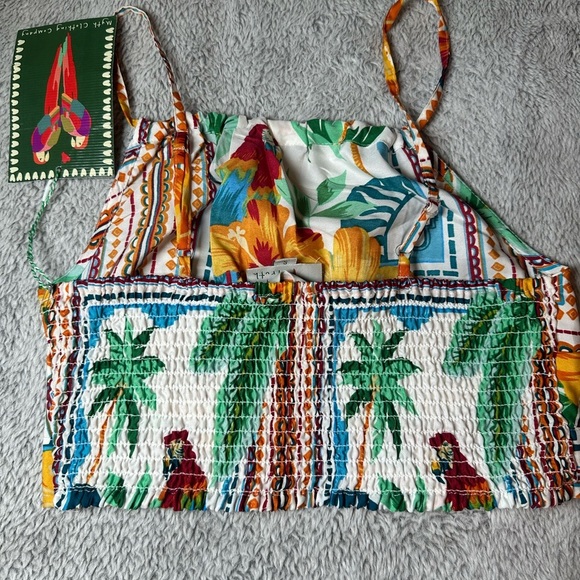 Live 4 Truth Tropical Parrot & Palm Print Two-Piece Skort set Size Small - Picture 15 of 16